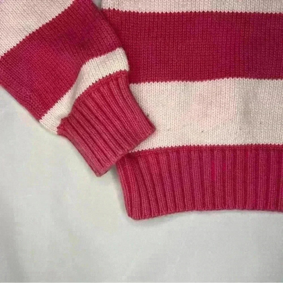 Pink & White Stripe Sweater - Picture 2 of 5
